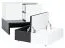 Children's Chest of Drawers Marincho 05 | 2-Piece Set | White / Black | 89 x 107 x 95 cm