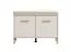 Bench with Storage Venac 05 | Upholstered Seat | Artisan Oak & Cashmere | 2 Doors | 57 x 80 x 40 cm