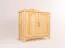 Chest of drawers Turakos 78, solid pine wood, Natural - Measurements 96 x 92 x 42 cm (h x w x d)