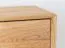 Chest of drawers Salleron 07, solid oiled Wild Oak, Colour: Natural / Black - Measurements: 90 x 121 x 45 cm (H x W x D)