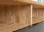 TV Base Cabinet Salleron 05 | Solid Oiled Wild Oak | Natural/Black | 54 x 160 x 50 cm | Modern Design