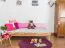 Futon Bed | Solid Oak | Oiled Finish | Wooden Nature 04 | 100 x 200 cm