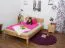 Youth bed Wooden Nature 03 solid oiled beech heartwood - Lying surface 140 x 200 cm (W x L)