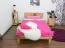 Wooden Nature 02 youth bed in solid oiled beech heartwood - Lying surface 120 x 200 cm (W x L)