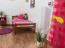 Children's Bed / Youth Bed Easy Premium Line K1/2n | Solid Beech Wood | Cherry Red Lacquered | 90 x 200 cm Mattress Base