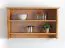 Wall Shelf Solid Pine Wood | Alder Colour | Junco 339 | 48 x 81 x 24 cm | Modern 2-Compartment Design