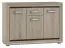 Chest of drawers Kundiawa 06, colour: Sonoma oak light / Sonoma oak dark - Measurements: 86 x 120 x 40 cm (H x W x D)