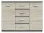 Chest of drawers Pamulang 10, Colour: Sonoma Oak - Measurements: 91 x 122 x 40 cm (H x W x D)