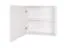 Wall Cabinet Fardalen 09 | White | 60 x 60 x 30 cm | 2 Compartments | Modern Push-to-Open Design
