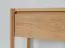 Console table | sideboard | solid wood | soft close system | 1 drawer | oiled oak | 1 shelf | color: oak | 83 x 33 x 80 cm | Seille 02 | milled handle