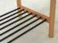 Shoe rack | solid wood | shoe bench | shelf with metal rungs | oiled oak | color: oak | 83 x 33 x 40 cm | Seille 06