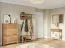 Shoe rack | solid wood | shoe bench | shelf with metal rungs | oiled oak | color: oak | 83 x 33 x 40 cm | Seille 06