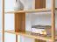 Shelf | solid wood | 6 compartments | oiled oak | color: oak | 93 x 28 x 100 cm | Seille 07