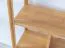 Shelf | solid wood | 6 compartments | oiled oak | color: oak | 93 x 28 x 100 cm | Seille 07