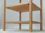 Shelf | 2 compartments | height 60 cm | solid wood | oiled oak | color: oak | 43 x 43 x 60 cm | Seille 10