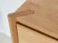 Dressing table | 1 drawer | soft close system | solid wood | oiled oak | color: oak | 123 x 48 x 82 cm | Seille 19 | milled handle