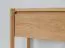 Dressing table | 1 drawer | soft close system | solid wood | oiled oak | color: oak | 123 x 48 x 82 cm | Seille 19 | milled handle