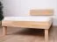 Single bed / guest bed Collin 07 solid beech natural oiled - Lying surface: 120 x 200 cm (W x L)