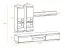 Stylish Wall Unit Bjordal 36 | Anthracite & Oak Wotan | 150 x 175 x 37 cm | LED Lighting