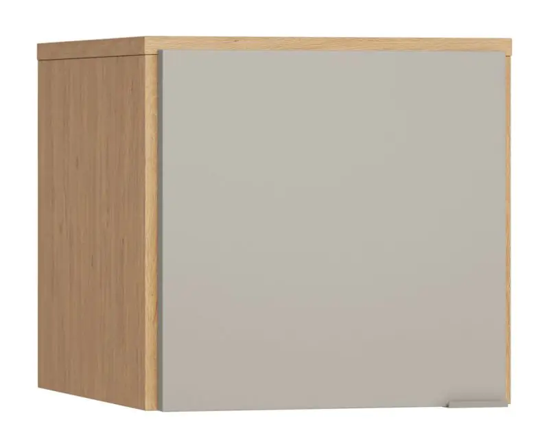 Attachment for single-door wardrobe Nanez 12, Colour: Oak / Grey - Measurements: 45 x 47 x 57 cm (H x W x D)
