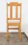 Chair solid pine wood Color: Alder Junco 248 - Dimensions : 90 x 36.5 x 38 cm (H x W x D)