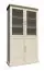 Display case Badile 08, Colour: Pine White / Brown - 187 x 87 x 39 cm (h x w x d)