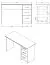 Powar 02 Desk White | 3 Drawers | Grey Handles | 74.5 x 121 x 50 cm | ABS Edge Protection | Modern Office Design