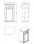 Shoe Cabinet Banat 26 | One Drawer | Oak Artisan & Graphite Grey | Three Compartments | 105 x 60.5 x 41 cm