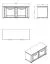 Bench with Storage Banat 19 | White Matt & Oak Artisan | 2 Doors | ABS Edges | 47.5 x 103.5 x 41 cm | Anteroom