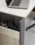 Simple Desk Schilde 10 | Oak White, White, Anthracite | 76 x 130 x 55 cm | Modern Laminated Finish