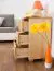 Nightstand Solid Pine Wood Natural 006 | 3 Drawers | 60 x 43 x 33 cm | Space-Saving Bedside Table
