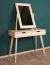 Dressing Table Solid Pine Natural Aurornis 65 | 2 Drawers | Mirror | 150 x 96 x 40 cm