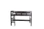 Loft bed 160 x 200 cm "Easy Premium Line" K23/n, solid beech wood chocolate brown lacquered, divisible