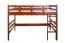 Loft bed 120 x 200 cm "Easy Premium Line" K23/n, solid beech wood dark brown lacquered, divisible