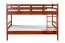 Bunk Bed 160 x 200 cm "Easy Premium Line" K24/n | Solid Beech, Cherry Finish | Convertible to Two Beds | Modern, Safe Design