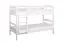 Bunk Bed Easy Premium Line K17/n | Solid Beech Wood White | 90 x 190 cm | Convertible