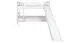 White Bunk Bed with Slide 80 x 190 cm | Solid Beech Wood | Divides into Two Single Beds | Easy Premium Line K26/n