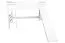 Large White Bunk Bed with Slide 140 x 200 cm | Solid Beech Wood | Converts to Two Single Beds | Easy Premium Line K32/n