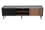 TV Base Cabinet Mairenke 07 | Walnut / Black Matt | 47 x 150 x 40 cm | Modern Design