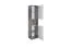 Children's Wardrobe Lede 05 | Grey/Oak/White | 190 x 45 x 40 cm | Modern, Durable, Stylish