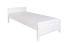 Children's Bed Solid Beech Wood 117 White | Modern Youth Bed | Slatted Frame Included | 90 x 200 cm