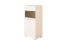 Garim 13 Display Cabinet | Beige High Gloss | 123 x 60 x 40 cm | Soft Close | LED Lighting