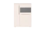 Modern Display Cabinet Garim 16 | Beige High Gloss | 123 x 90 x 40 cm | Soft Close | LED Lighting