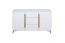 Chest of drawers Amanto 6, Colour: White / Ash - Measurements: 91 x 150 x 40 cm (h x w x d)