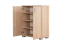 Chest of drawers Ainsa 11, Colour: Oak Brown - 95 x 75 x 37 cm (h x w x d)