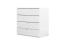 Chest of Drawers Sabadell 20 | White & White High Gloss | 4 Drawers | 87 x 90 x 48 cm