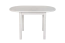 Table solid pine wood wood wood wood wood White lacquered Junco 231A (round) - 120 x 75 cm (W x D)