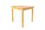 Solid Pine Wood Table | Natural Finish | Angular Design | 80 x 80 cm | Premium Craftsmanship