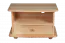 TV cabinet solid, natural pine wood Junco 200 - Dimensions 46 x 72 x 44 cm