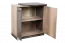 Dresser Sichling 16, frame right, Colour: Oak Brown - Measurements: 87 x 80 x 46 cm (h x w x d)